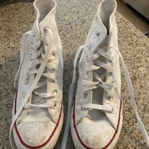 White high top converse